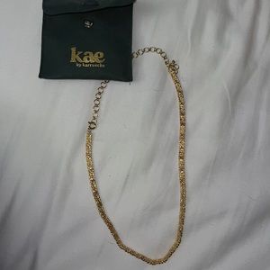 Gold necklace by karrueche